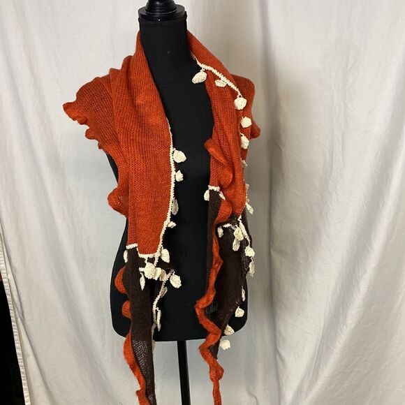 #131 ANTHRO Vibes Knit Scarf - Picture 3 of 4